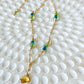 “Earthly Delights” Peridot, Apatite & Citrine 14k Gold Filled Necklace