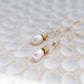 Rosario 14K Filled Gold, Genuine Freshwater Pearl, Rose Quartz & Herkimer Diamond Drop Earrings