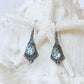 Sterling Silver & Blue Topaz Runa Earrings