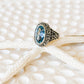 Sterling Silver & Blue Topaz Cindra Ring