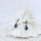 Sterling Silver & Amethyst Gianyar Earrings