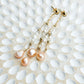 Calliope 14K Filled Gold, Herkimer Diamond & Genuine Freshwater Pearl Drop Earrings