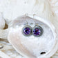 Sterling Silver & Amethyst Adina Earrings