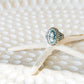 Sterling Silver & Blue Topaz Cindra Ring