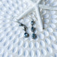 Sterling Silver & Blue Topaz Dias Earrings