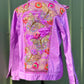 Amethyst Nisus Embellished Artisan Denim Jacket
