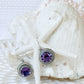 Sterling Silver & Amethyst Adina Earrings