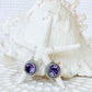 Sterling Silver & Amethyst Adina Earrings