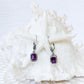 Sterling Silver & Amethyst Rinara Earrings