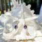 Sterling Silver & Amethyst Jagaraga Earrings