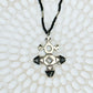 Tuareg Cross Compass Bartchakea Talisman Necklace