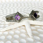 Sterling Silver & Amethyst Melaka Cuff