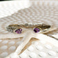 Sterling Silver & Amethyst Pana Cuff
