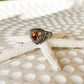 Sterling Silver and Citrine Balinese Triangle Ring