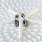 Amethyst & Sterling Silver Balinese Sita Earrings
