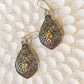 Sterling Silver & Citrine Myra Earrings