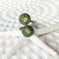 Sterling Silver Peridot Tampaksiring Ring