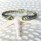 Sterling Silver & Peridot Yana Cuff
