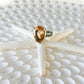 Citrine and Sterling Silver Tear Drop Balinese Ring