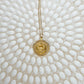 Gold Lakshmi Hindu Goddess, Abundance Necklace