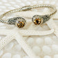 Citrine Yoni Balinese Sterling Silver Cuff