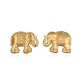 Gold Sacred Shelter Elephant Stud Earrings