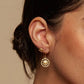 Gold Sacred Shelter Elephant Stud Earrings