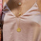 Gold Ganesha Hindu God, Path to Success Necklace