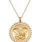 Gold Ganesha Hindu God, Path to Success Necklace