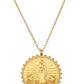Gold Our Lady of Guadalupe, Divine Mother Necklace