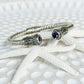 Amethyst, Sterling Silver and Kombinasi Gold Bona Cuff