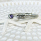 Amethyst, Sterling Silver and Kombinasi Gold Bona Cuff