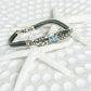 Blue Topaz Sterling Silver Gitgit Balinese Bracelet