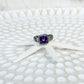 Amethyst Sterling Silver Kedewatan Balinese Ring