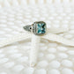Blue Topaz Sterling Silver Kedewatan Balinese Ring