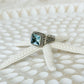 Blue Topaz Sterling Silver Kedewatan Balinese Ring