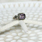 Amethyst & Sterling Silver Octo Balinese Ring