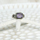 Amethyst & Sterling Silver Octo Balinese Ring