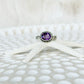 Amethyst & Sterling Silver Kara Balinese Ring