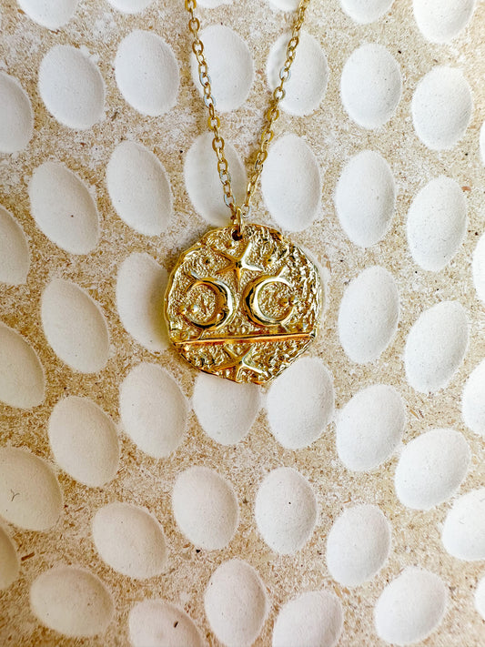 Moon Goddess Rising Amulet Necklace
